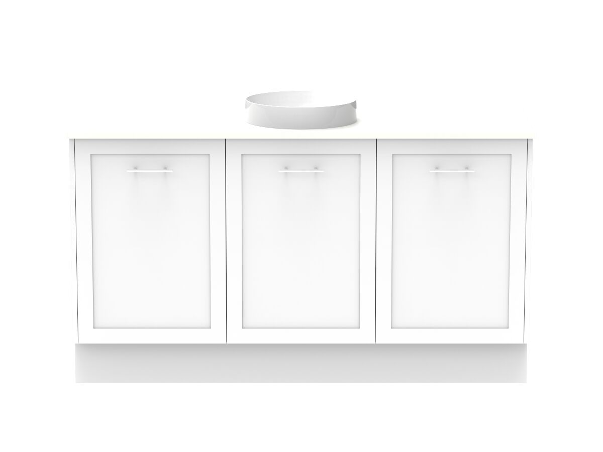 Kado Lux All Door 1500mm Centre Bowl Floor Mount Friday Quartz