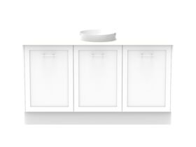 Kado Lux All Door 1500mm Centre Bowl Floor Mount Friday Quartz