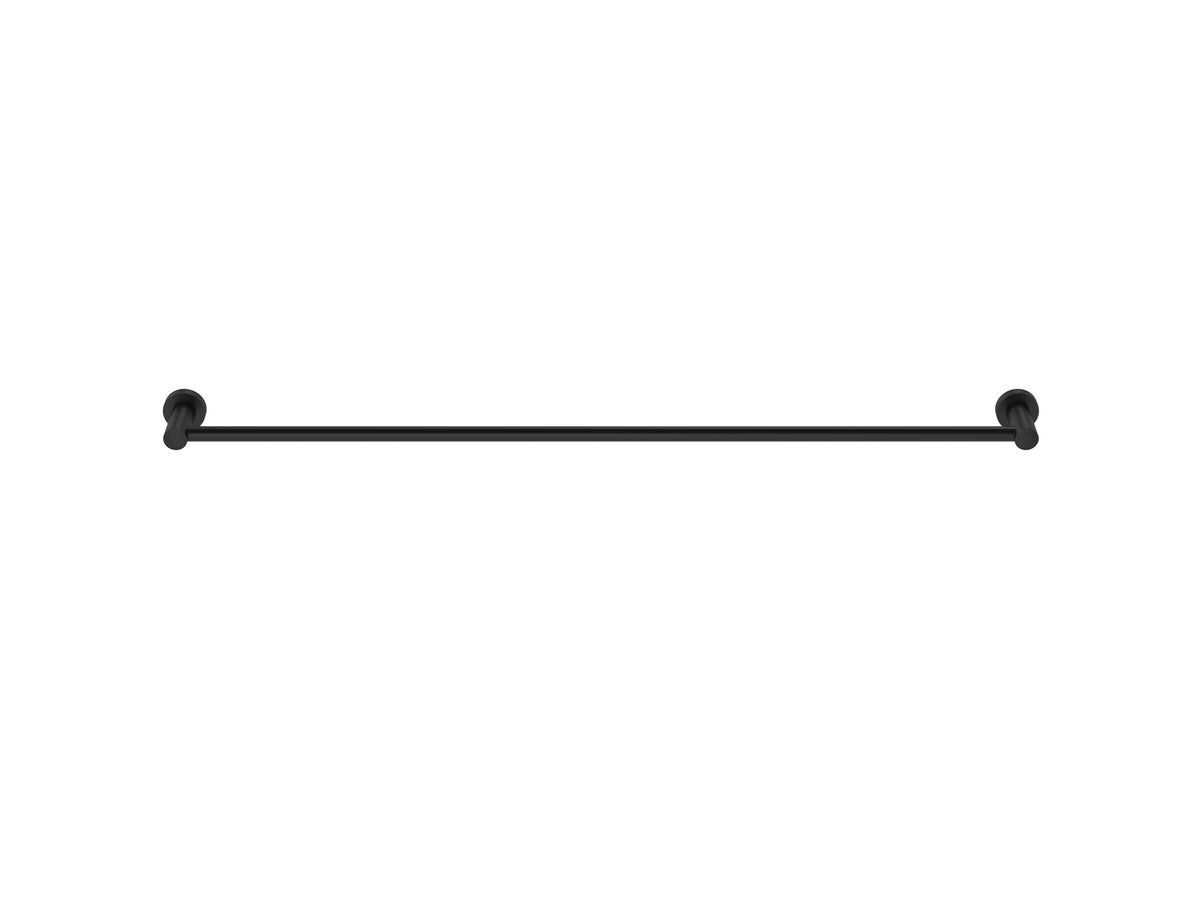 Caroma Cosmo Single Towel Rail (Metal) 900 Black