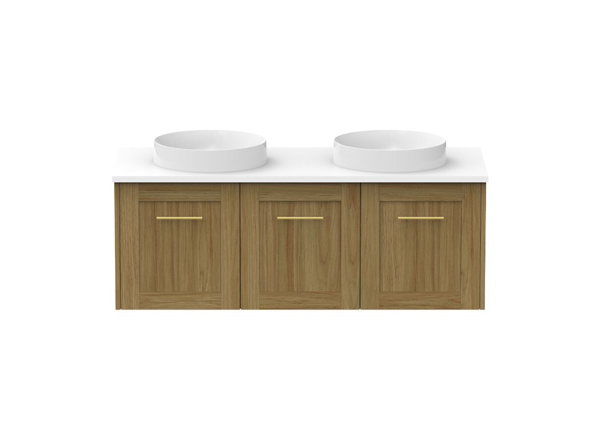 Kado Lux All Door 1200mm Double Bowl Wall Hung Friday Quartz