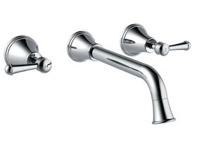 Posh Canterbury Wall Basin Set Swivel 220mm Lever Chrome (4 Star)