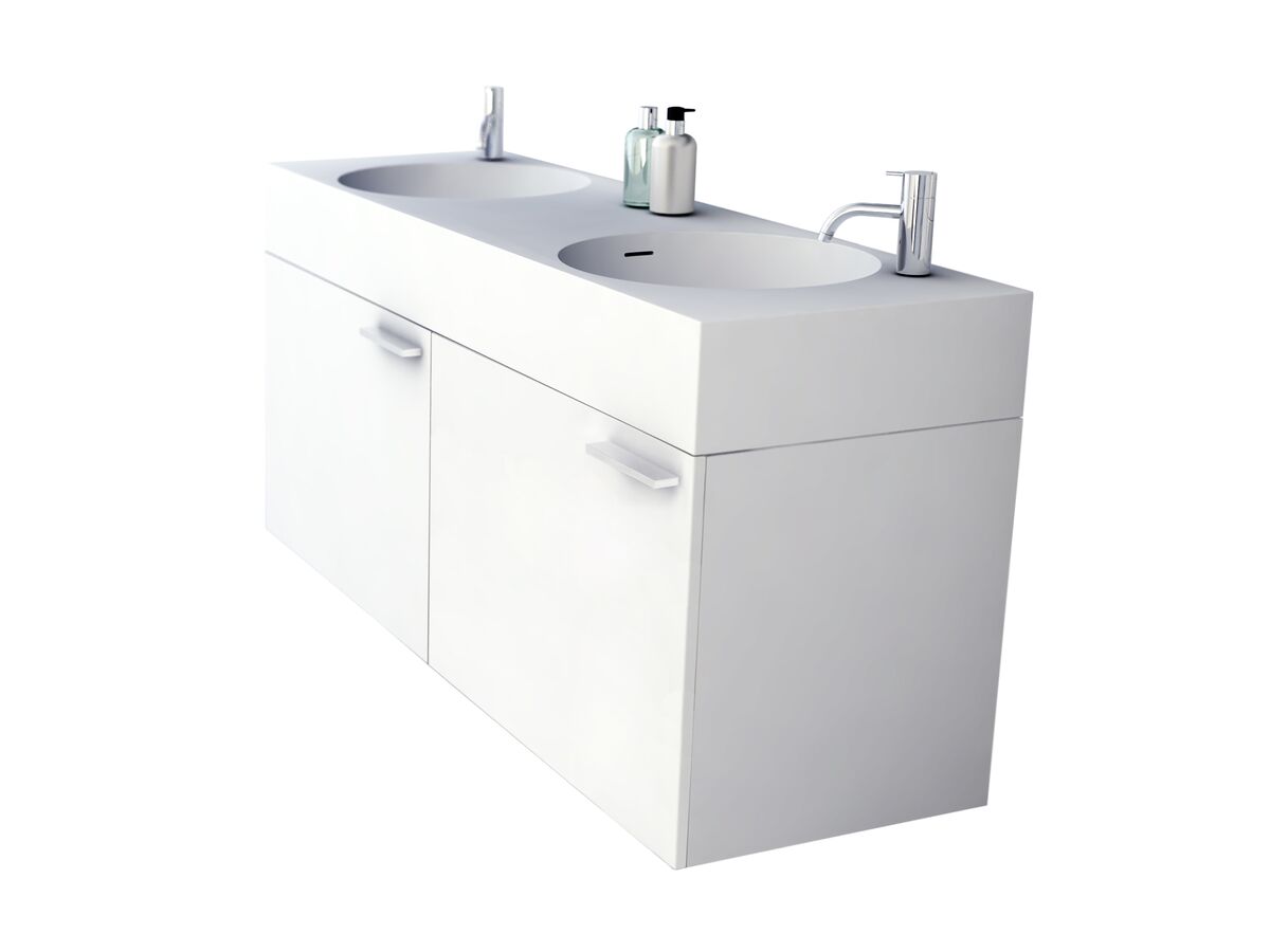 Neo 1400mm Wall Hung Vanity Unit White from Reece