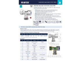 Specification Sheet - Arco Giro Combi Valve Chrome Lead Free