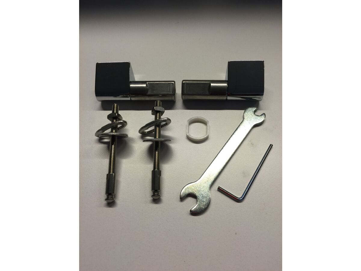 AXA XTre Soft Close Toilet Seat Hinge Set from Reece