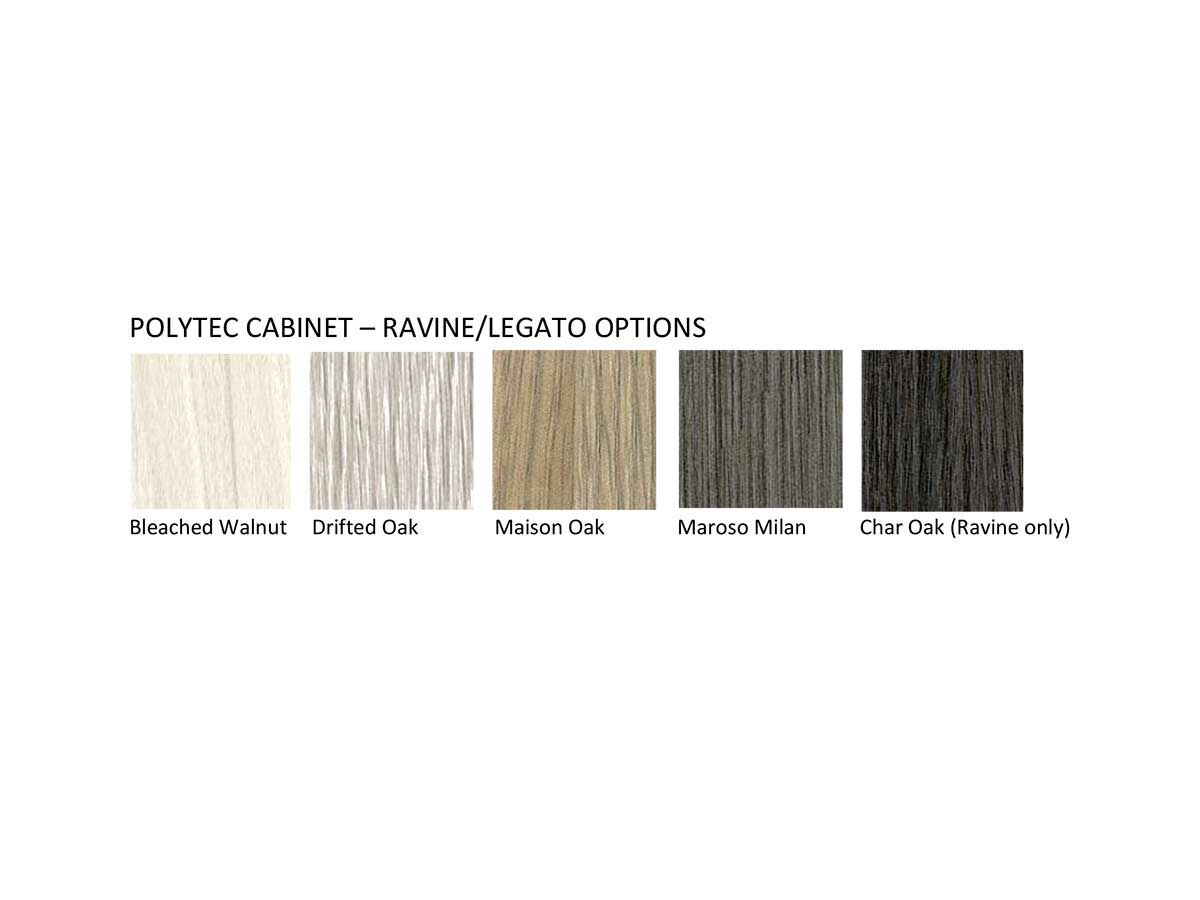 Polytec Cabinet Ravine / Legato Options