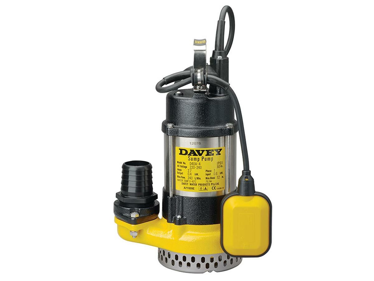 General Purpose Sump Pump 50mm Outlet D40A from Reece