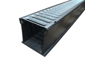Reln Rain Drain & Slot Galvanized Grate 100mm