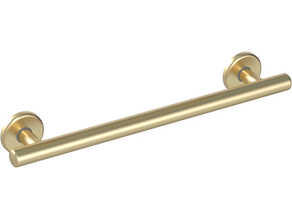 Mizu Drift 450mm Grab Rail Straight Brushed Brass