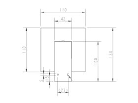 Mizu Bloc Shower Mixer Chrome