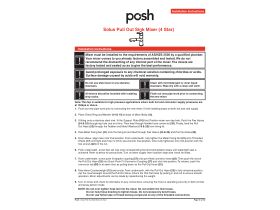 Installation Instructions - Posh Solus Standard Mixer Tap with Pull Out Chrome (4 Star)