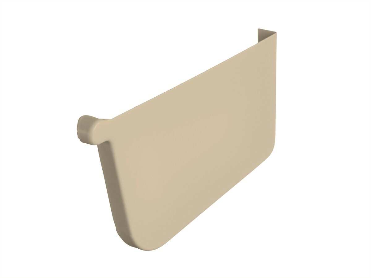 Quad Stop End Plate 115mm Right Hand Paperbark