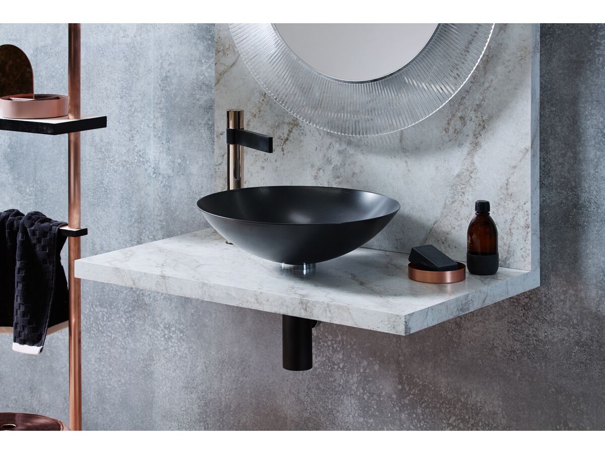 Alape Circa Above Counter Basin 450mm Matte Black