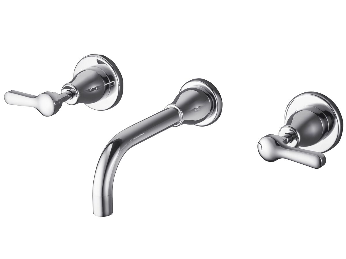 Dorf Loxton Lever Bath Set Chrome