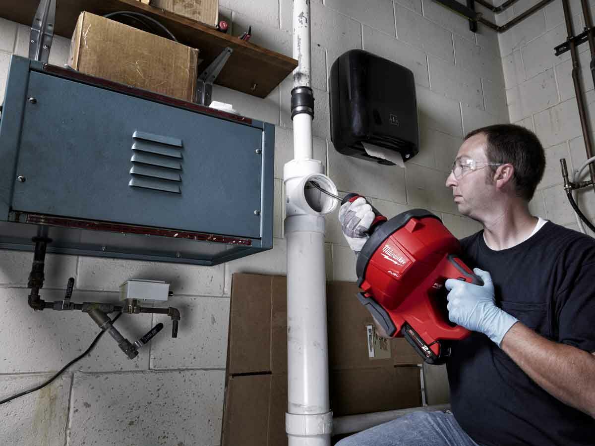 Milwaukee M18 Cordless Drain Snake Kit from Reece