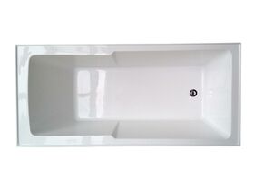 Posh Domaine Shower Bath 1700 x 780 x 410mm White