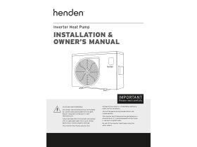 Installation & Owner's Manual - Henden Inverter Heat Pump