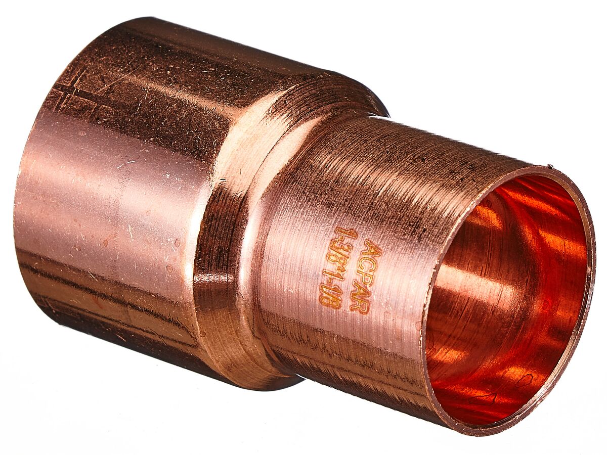 Ardent Copper Reducer 1 3/8" ID x 1 1/8" ID Packet of 1
