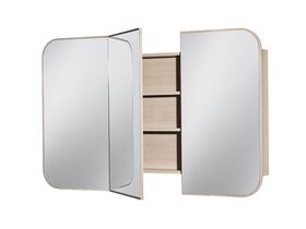 ISSY Cloud Triple Mirror with Shaving Cabinet 1500mm x 930mm x 146mm