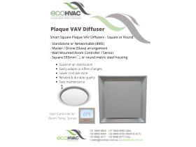 Brochure - EcoHvac Smart Electric Square VAV Diffuser
