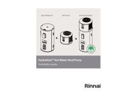 Installation Instructions - Rinnai HydraHeat Hot Water Heat Pump