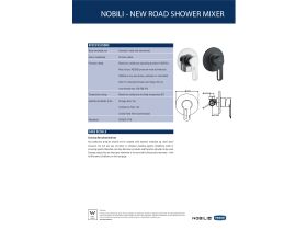 Technical Guide - Nobili New Road Shower / Bath Mixer Black / Chrome