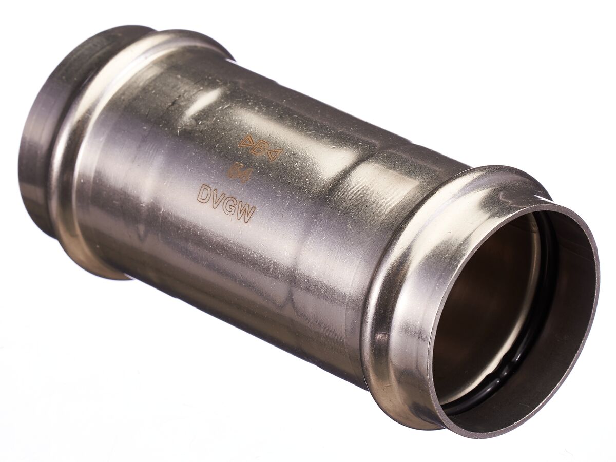 BPress Stainless Steel Slip Coupling 54mm from Reece