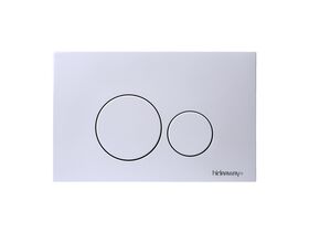 Hideaway+ Round Button ABS Gloss White