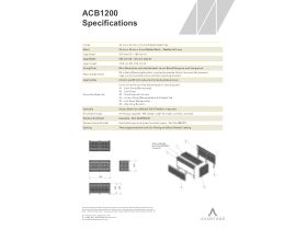 Specification Sheet - ACB1200 Water Meter & Backflow Cage 600W-600D-1200H