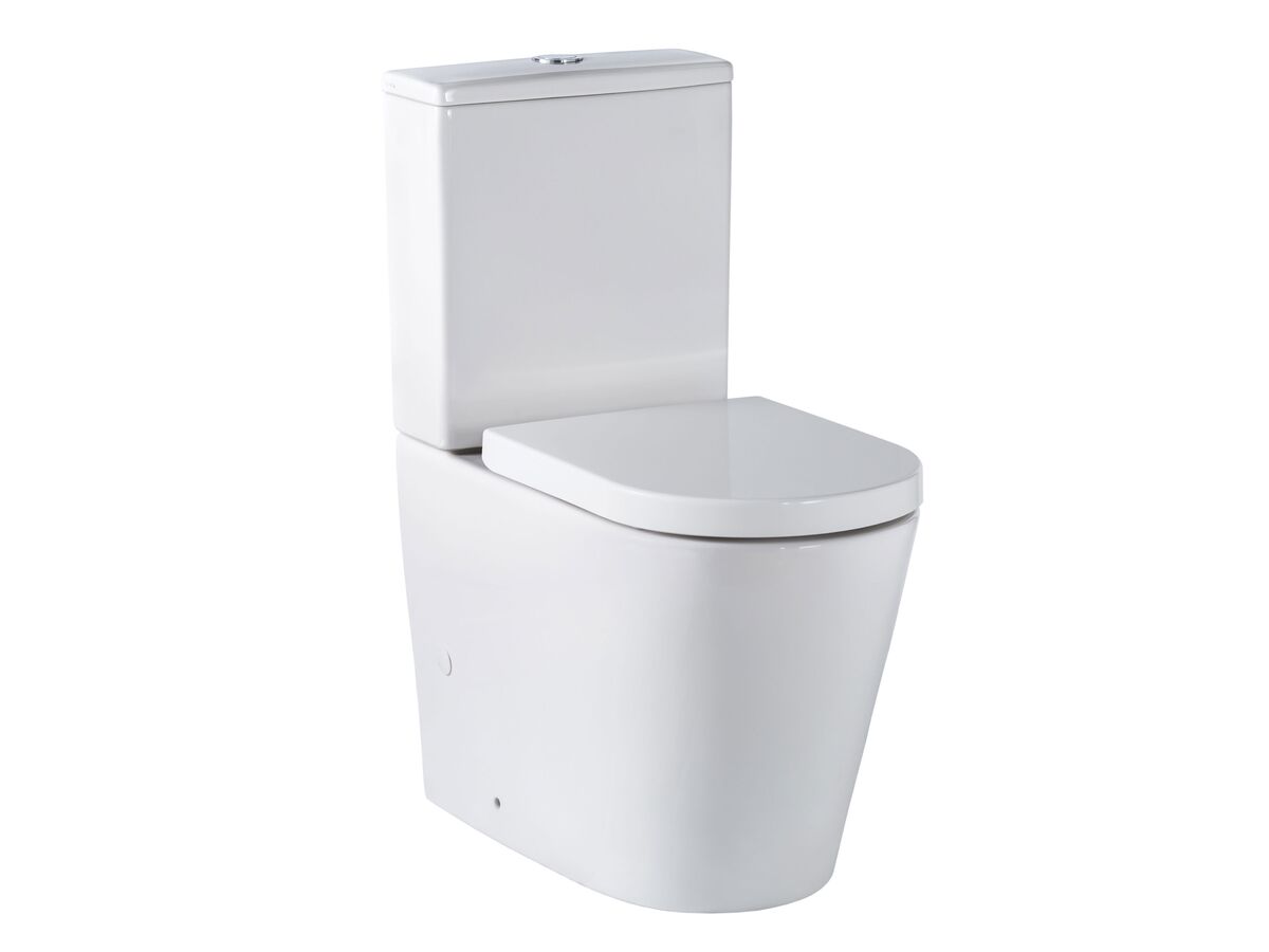 Modia Wall Faced Clean Flush Toilet Suite Universal Entry Ambulant Deluxe Seat