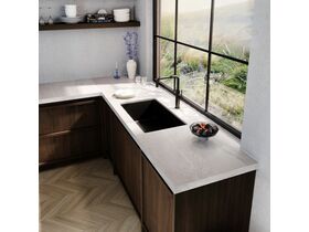 Memo Freya Mega Bowl Sink No Taphole Granite Black