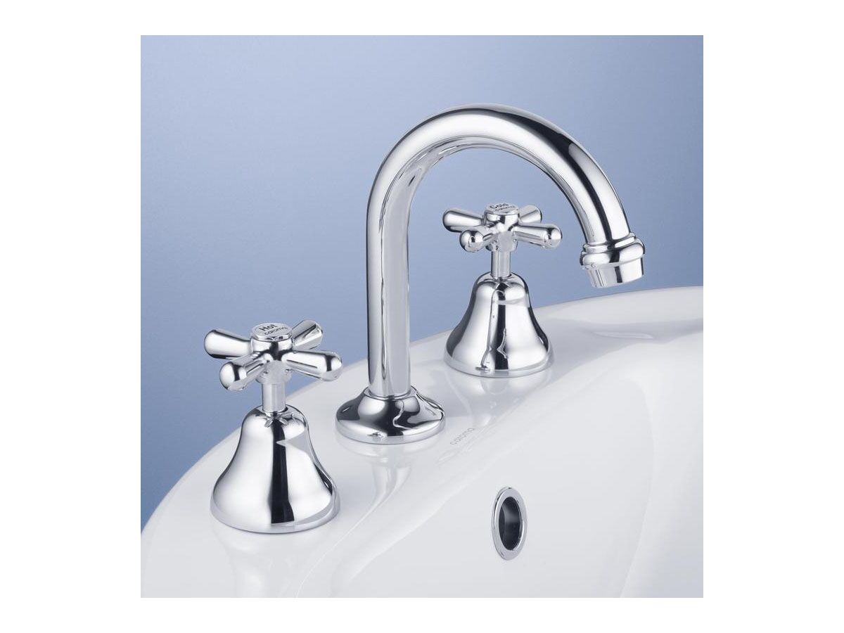 Caroma Tasman II Basin Set with Swivel Outlet Chrome (5 Star)