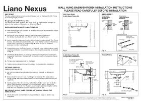 Installation Instructions - Caroma Nexus Wall Basin O-F No Taphole White