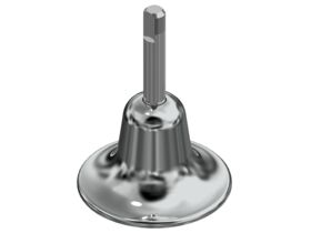 Ram Easy Clean O-Ring Wall Top Assembly Less Handle & Button Chrome (Singular)