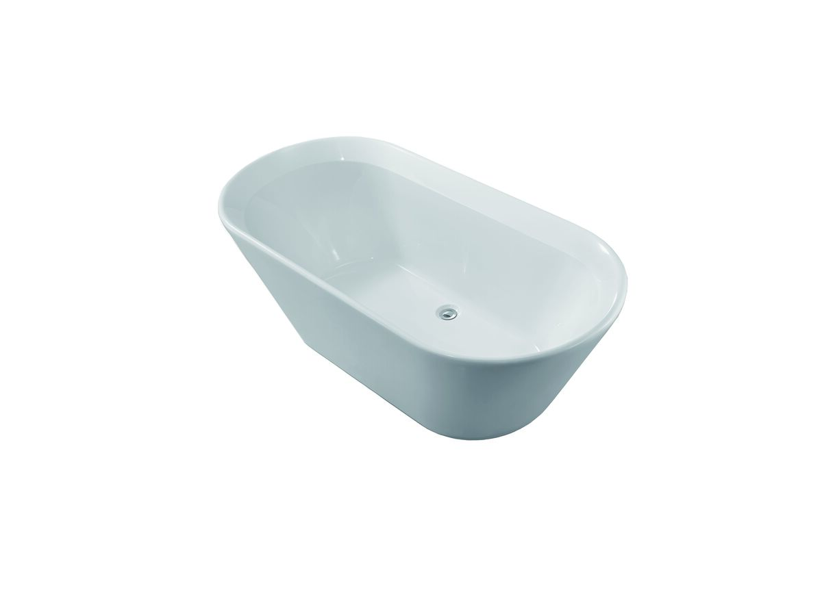 Base Freestanding Bath 1760 x 800 x 590mm White from Reece