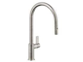 Nobili Flag Pull Out Sink Mixer Inox (5 Star)