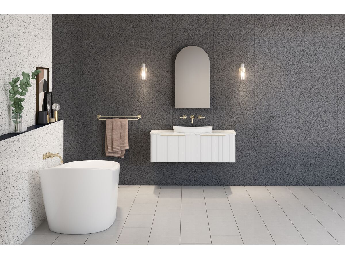 Kado Neue Arch Mirrored Shaving 500x900mm from Reece