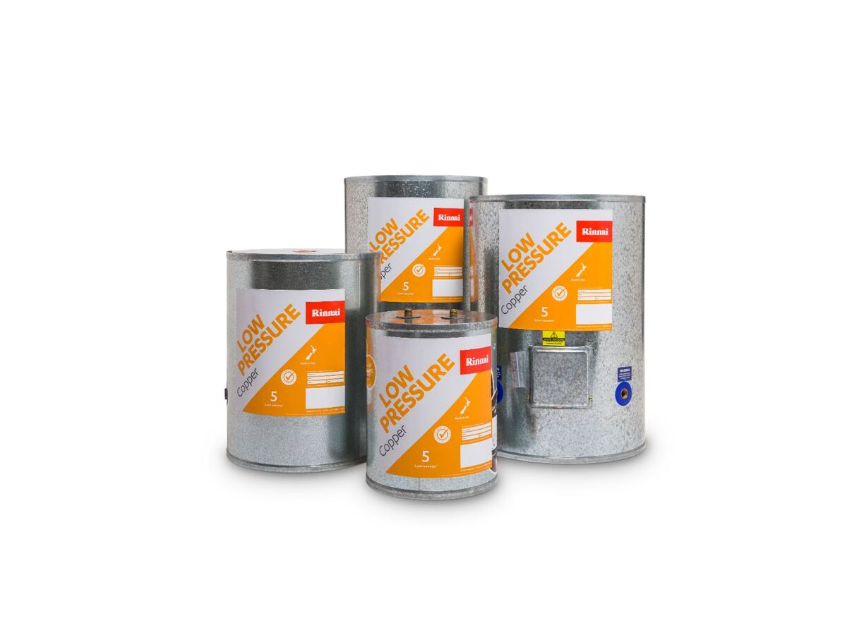Rinnai Copper Low Hot Water Cylinder Undersink