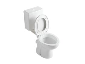 Posh Solus Square Link Toilet Suite P Trap with Soft Close Seat White (4 Star)