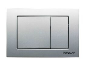 Hideaway Mechanical Push Plate Rectangle Front/Access Panel Metal Chrome