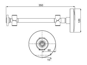 Mizu Drift Hi-Rise Shower Chrome (3 Star)