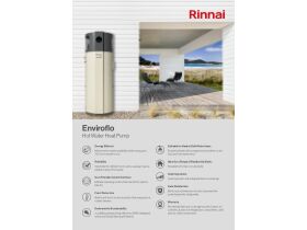Flyer - Rinnai Hydraheat Heat Pump 265l