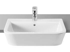 Roca The Gap Semi Recessed 1 Taphole Basin White