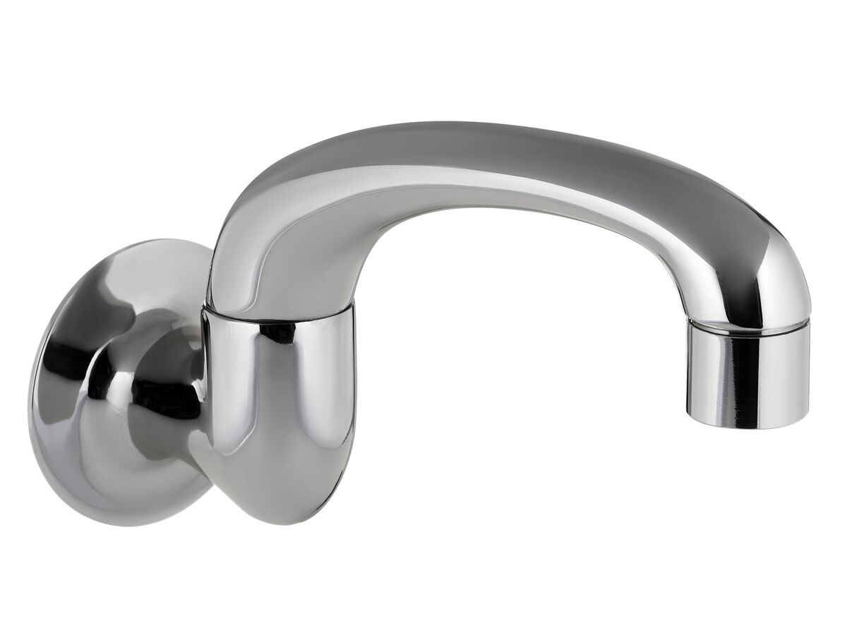 Standard Cast Swivel Outlet Wall Aerator 115mm Chrome (4 Star)