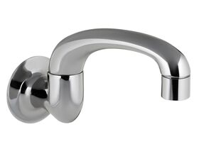 Standard Cast Swivel Outlet Wall Aerator 115mm Chrome (4 Star)