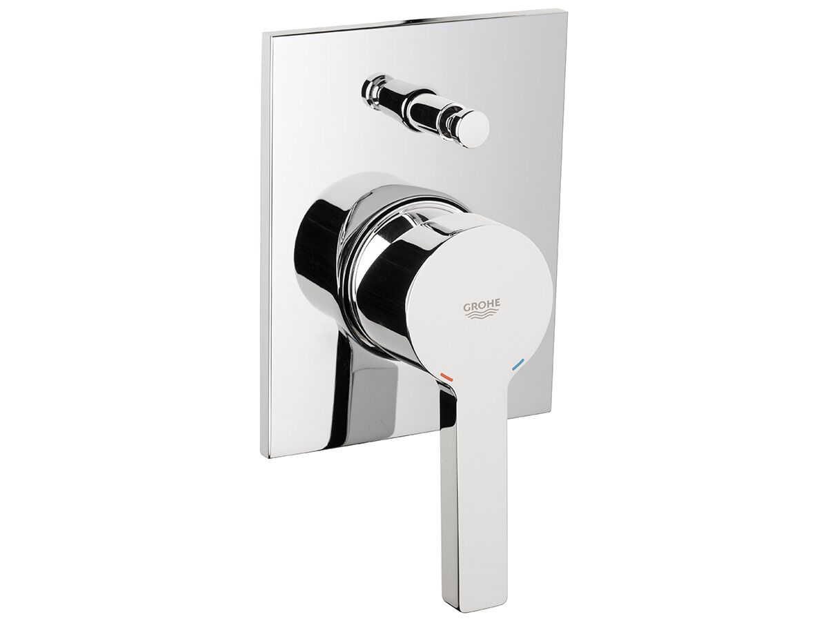 GROHE Lineare Shower / Bath Mixer Tap with Diverter Chrome from Reece