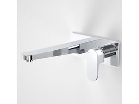 Caroma Track Wall Bath Mixer Tap Set Chrome