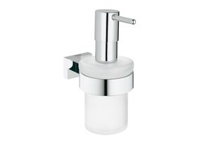 GROHE Essentials Cube Accessories Soap Dispenser and Holder