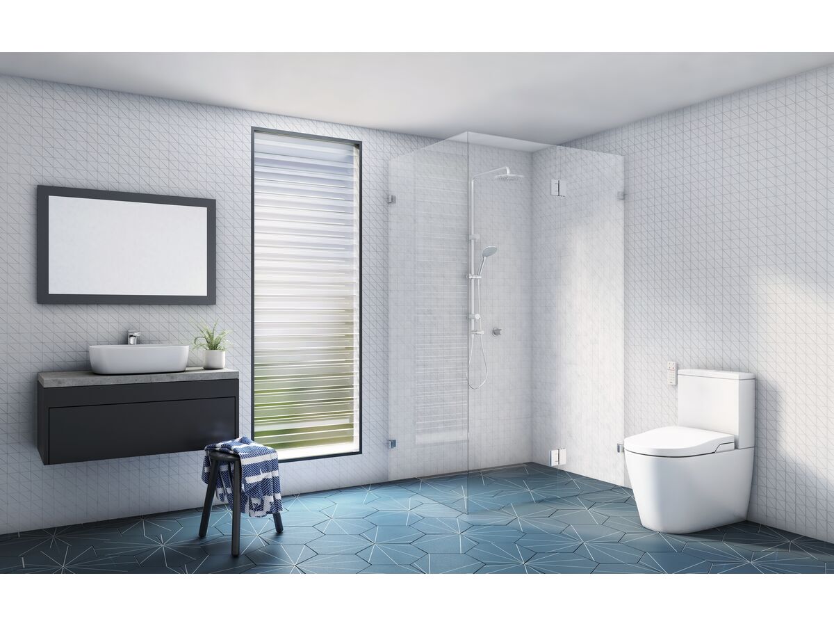 Creative Glass Frameless Front & Return 2100 x Front 9001100 x Return