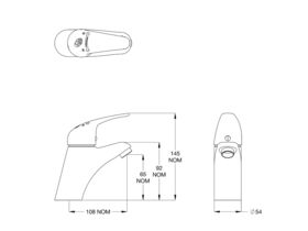 CliniLever Single Lever Basin Mixer Tap Chrome