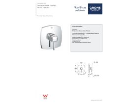 Technical Guide - GROHE Grandera Shower Mixer Chrome